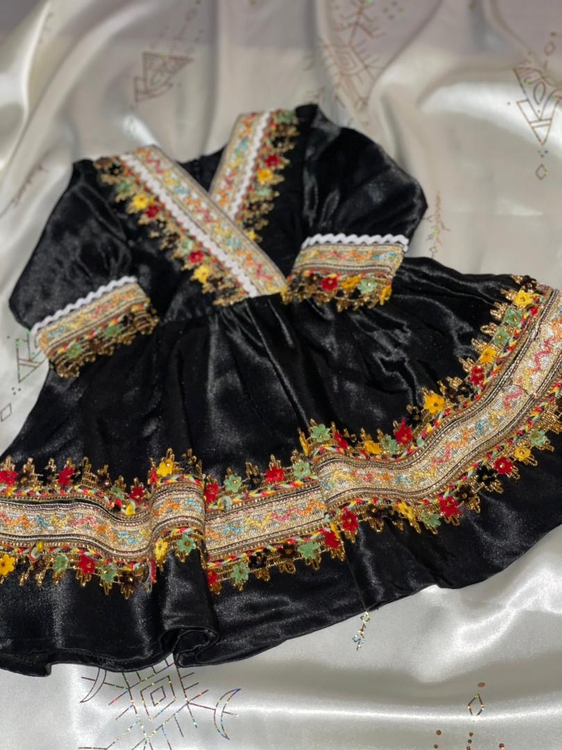 Robe kabyle évasée petite fille
