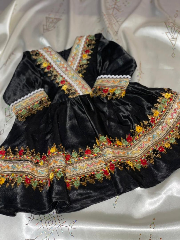 Robe kabyle évasée petite fille